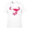 Homens Camisetas Bull Bear Navy Gráfico T-shirt Mens Verão Mão Tela Impressa Tentáculo Impressão Tees O-pescoço Camisetas
