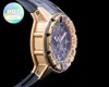 RM Racing Armbanduhr RM028 Automatik Tauchen Roségold Band Box und Papier