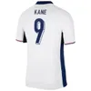 England 2024 Soccer Jerseys Saka Foden Bellingham Rashford Kane Sterling Grealish National Team Football Kit 24 25 Red Shirts White Blue Kids Kit Top