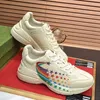 24S Spring Summer Hot G Men Kvinnor trendiga mångsidiga casualskor tryckta mönster pappa skor tjock botten höjd ökar parmodeller sneakers storlek 36-45