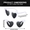 100-10Pcs Wedding Heart Shaped Sunglasses Bachelorette Party Favor Sunglasses Vintage Cat Eye Glasses for Guest Gift Party 240323