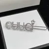 Originelles Design-Haarnadel-Schmuckgeschenk aus Silber und Diamanten