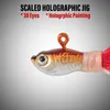 35pcs Bucktail Jig Saltwater Fishing Lure Head Hook Teaser Hair Sea Jigging Wobbler Trolling Trout Bass 240313