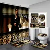 Douchegordijnen Scarface 3D Gedrukt Waterdicht Badkamer Gordijn Antislip Badmat Set Wc Tapijten Tapijten F03