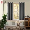 Rideaux Rideaux Occultants Courts pour Chambre Cuisine Rideau Solide pour Petites Fenêtres Rideaux Corto Kurzgardine Readymade Cortinas Personnalisé