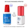 10 bottiglie SKY S + Tipo di colla per Eyel Extensis Red Cap Asciugatura rapida Corea False L Colla 5ml Strumenti per il trucco Adesivo all'ingrosso d6Ng #