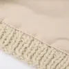 Accessoires de cheveux Chapeau d'hiver mignon bébé en couleur unie Bonnet en coton doublé de coton chaud confortable réglable mode doux pour les enfants