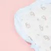 hibobi born Baby 100 Cotton Solid Color Bear Style Wrap Warm Blanket Shawl Kids Cape Plush Swaddle 240322