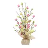 Decorative Figurines Household Celebrate Easter Egg Tree Light String 45cm Beautiful Decoration High Quality Material