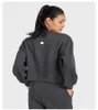 Lu Damen-Kapuzenpullover, Sweatshirts, perfekt übergroß, langärmelig, Crew, Lu, Fitnessstudio, Fitness, T-Shirt, Damen, Top, Yogaworld, Sport, Damen, Designer, Yoga, kürzer