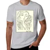 Męskie topy czołgowe Głowa: vintage młoda dziewczyna Matisse malowanie T-shirt Kawaii koszulki graficzne TES