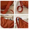 Sacos de cintura Nylon Crossbody para Mulheres Mulheres Japonesas Leve Pequena Satchel Underarm Simple Dumpling Pack