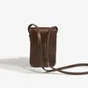 Totes Frauen Klappe Telefon Geldbörse PU Leder Satchel Brieftasche Verstellbaren Riemen Einfarbig Weibliche Outdoor Dating Tasche