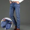 Jeans da uomo Pantaloni in denim dal design di alta qualità Pantaloni da uomo di marca Business Casual Elastico Regular Fit Dritto Classico Dropship Pantaloni di lusso