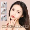 double Head Soft Ccealer Pen With Brush Moisturizing Acne Dark Coverage Cover Ccealer Cream Ctour Stick Circles Lip F H8V3 d2G9#