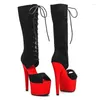 Dance Buty damskie 17 cm/7 cali PU Górna platforma na wysokim obcasie Buty BOOTS 056