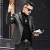 Spring and Autumn New Genuine Leather Coat Mens Sheepskin Suit Korean Slim Fit Motorcycle Jacket Commuter Wear