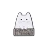 Mignon dessin animé chaton émail broches arc-en-ciel chat broches revers Badge drôle Kawaii Animal bijoux sac à dos vêtements accessoires cadeau 752