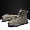 HBP Non-Brand High Quality Durable Combat Boots Big Size MD Non-slip Waterproof Outdoor Hiking Boots for Men