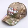 Trump 2024 Camuflage Cap bordou o chapéu de beisebol com pulseira ajustável por atacado 0404