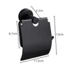 304 porte-serviettes en papier WC en acier inoxydable noir support de papier toilette couverture rouleau de papier cintre pour accessoires de cuisine de salle de bains 240318