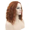 Peruki Soowee Cosplay Peruka Curly Bobo Czarne peruki Krótkie kobiety syntetyczne włosy odporne na błonnikowe włosy kawałek włosów