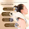 Foreverlily Neck and Shoulder Massager Wireless Back Shiatsu Knådan Cervical Relaxing Massage Shawl 240313