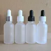 Aufbewahrungsflaschen 10 x 5 ml, 10 ml, 15 ml, 30 ml, 50 ml, 100 ml, Frostglas-Tropfflasche, leere kosmetische Verpackungsbehälter, Fläschchen, ätherisches Öl