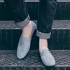 Casual Shoes Size 44 Men Fashion Genuine Leather Loafers Moccasins Slip On Men's Flats Male Driving