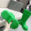 luxury brand women men Rain boots knee high booties Arch EVA Rubber platform brown green bright pink black outdoor shoes sneakers 35-43 Q8nv#