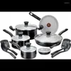 Cookware Sets Ceramic Nonstick Set 14 Piece Pots And Pans Black