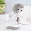 Hundebekleidung Sommerkleid Haustierkleidung Hochzeit Welpen Hunde Katzen Rock Schmetterling Prinzessin Paillette für Chihuahua Yorie Kostüm