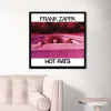 Kalligraphie Frank Zappa Hot Rats Musik Album Cover Poster Leinwand Kunstdruck Home Dekoration Wandgemälde (Kein Rahmen)