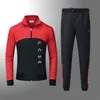 Tute da uomo con cappuccio e zip, tute firmate, tute tecnologiche, abbigliamento sportivo, moda casual, ricamo coccodrillo francese, abiti da allenamento