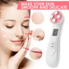 RA周波数皮膚締めRFリフティングマシン5 in 1 LED Phot Light Therapy EMS MicroCurrent Face Massager Anti Wrinkle N5au＃