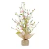 Decorative Figurines Household Celebrate Easter Egg Tree Light String 45cm Beautiful Decoration High Quality Material