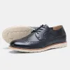 SCARPE 39 ~ 46 Brogue Men Brand 2023 Confortevoli scarpe casual di lusso di moda uomo #kd529