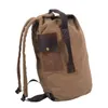 Rucksack Vintage Canvas Große Kapazität Zylindertasche Outdoor Sport Reisen Bergsteigen