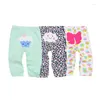 Broek Kiddiezoom 3 stks/partij Mode Cartoon Katoenen Baby Jongen Meisje Broek Zacht