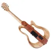 Gitara lewa ręka cisza akustyczna gitara z nawiasem 6 Ciąg pełny kanada klonowe body drewniane jedna strona może składać ludową cichą gitarę