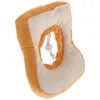 Dog Apparel Collar Pet Cat Recovery Anti-scratch Dreses Lovely Toast Design Bread Shape Licking Supply Bite