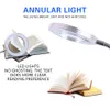 8 X Magnifier USB Tattoo Lamp med klämma för Eyel Extensi Nail Art Cold Light Aluminium Alloy Ligths Reading / Makeup Tool 11T2#