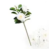 Dekorativa blommor Bröllopsdekoration Simulering Flower Artificial Faux Gardenia Fresh Orchid Fake