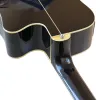Guitare basse acoustique électrique main gauche 4 cordes couleur noire bon artisanat guitare basse acoustique 43 pouces avec EQ