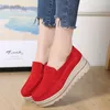 Casual Shoes Women Flats Woman Platform Slip On Sneakers Suede Ladies Tenis Loafers Moccasins 2024