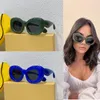 Lunettes de soleil de mode de créateur L40100, monture ultra épaisse, lunettes de soleil de luxe elliptiques pour femmes disponibles en neuf couleurs avec emballage spécial