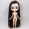 Lodowate DBS Blyth Doll Rzeźbione usta twarz odpowiednia zmiana DIY 16 BJD Toy OB24 Ball Body Anime Girl 240311