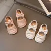 Chaussures de premiers pas pour bébés filles, printemps et automne, princesse, en cuir, bouche carrée, semelle souple, pour tout-petits, 2024