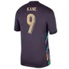 Inglaterra 2024 Jerseys de futebol Saka Foden Bellingham Rashford Inglaterra Kane Kane Sterling Grealish National Team Football Kit 24 25 Camisas vermelhas Kit Blue Kids Top Top Top