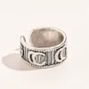 Hurtownia 20 -styl luksurys charm marka projektant 18k złota platowane listy pierścionki kryształowy rhinestone srebrne pierścienie miłosne dla kobiet pierścień zaręczynowy